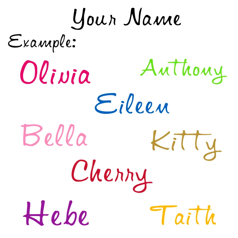 Custom Text Vinyl S… - image