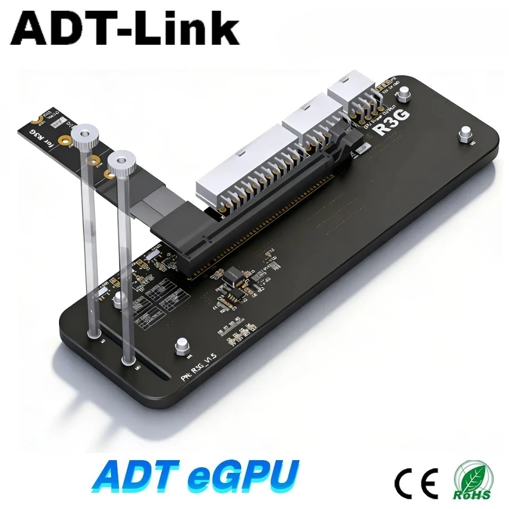 

ADT Link R43SG 4.0 M.2 Laptop Graphics Card External Adapter EGPU Extender Cable External Graphics Card Docking PCI Express Gen4