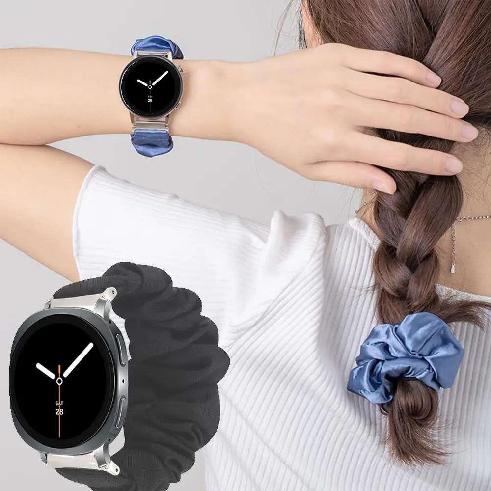 Резинка для волос SOLO LOOP для Samsung Galaxy 8, ремешок 40/44 мм, женские часы, эластичный браслет Correa Galaxy Watch 8, классический ремешок 46
