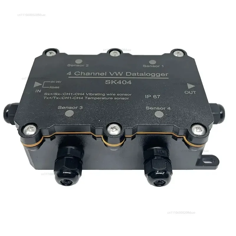 4-Channel Vibrating Wire stress-strain Acquisition/Vibrating Wire Data Acquisition RS485 MODBUS RTU