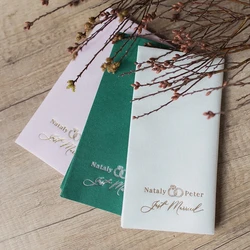 50pcs Personalized Wedding Engagement Dinner Napkins Anniversary Birthday Party Bridal Shower Table Decoration Custom Bar Napkin