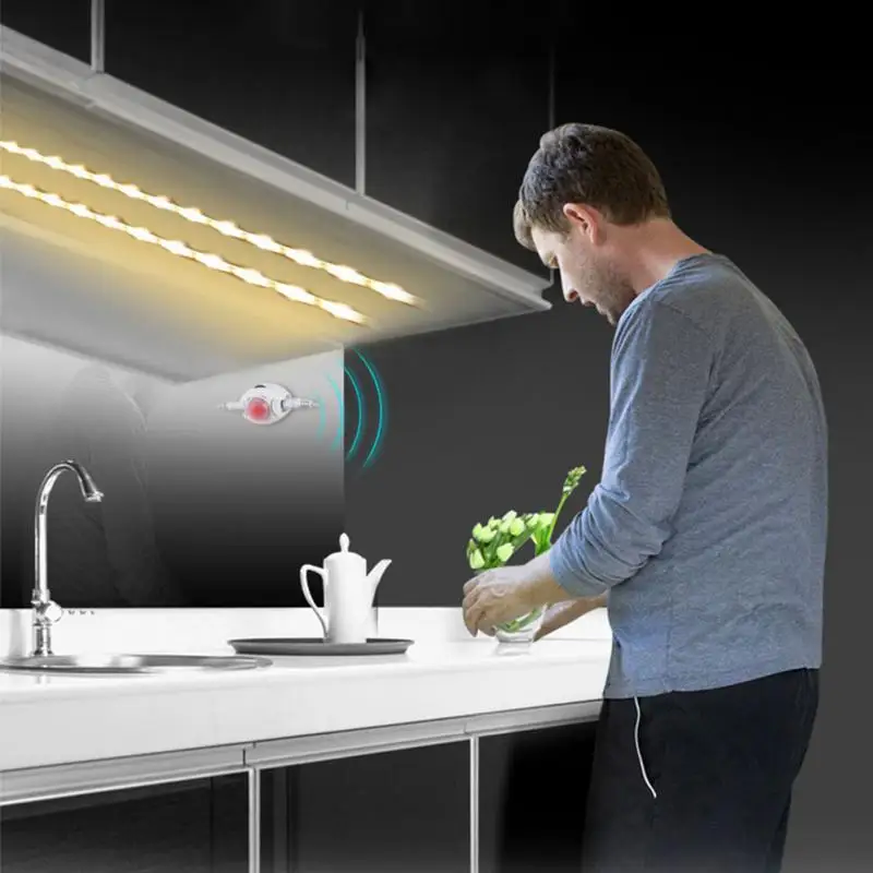 Motion Sensor DC 5V 24V Light Switch Movement Detector Activated Timer Automatic PIR Motion Sensor LED Strip Light Module Tape