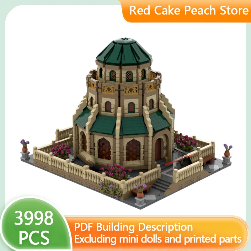 

Star Movies Street View Model MOC Building Bricks Medieval Houses Modular Technology Gifts Holiday Assemble Children Toys Suit