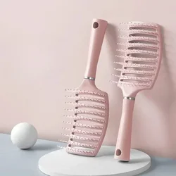 Entwirren Haar Bürste Hohl Kopfhaut Massage Kamm Friseur Breite Zahn Haar Kamm Nass Lockige Massage Pinsel Barber Styling Werkzeuge