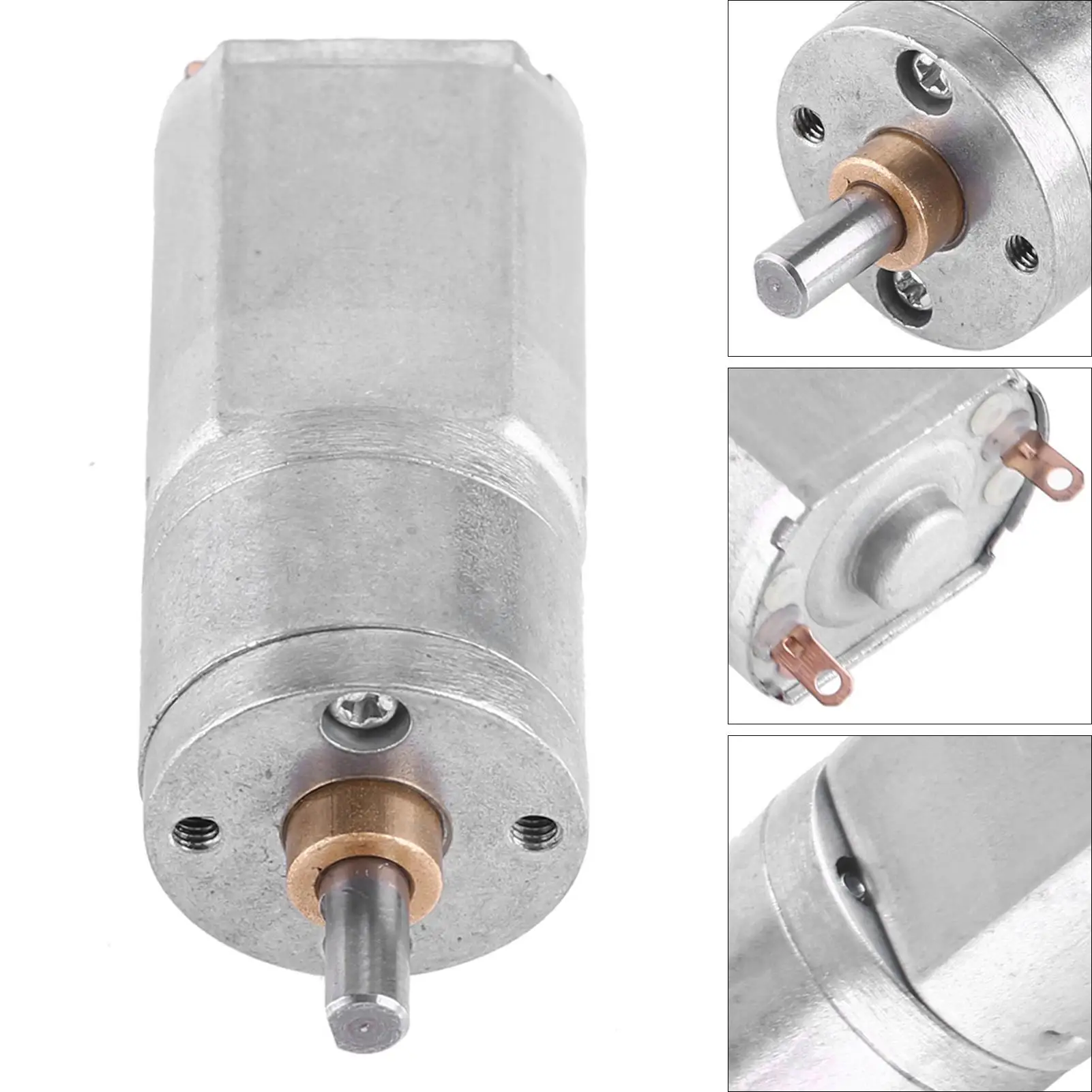 12V High Torque DC Metal Gear Motor - 15RPM, 30RPM, 100RPM, 200RPM Options