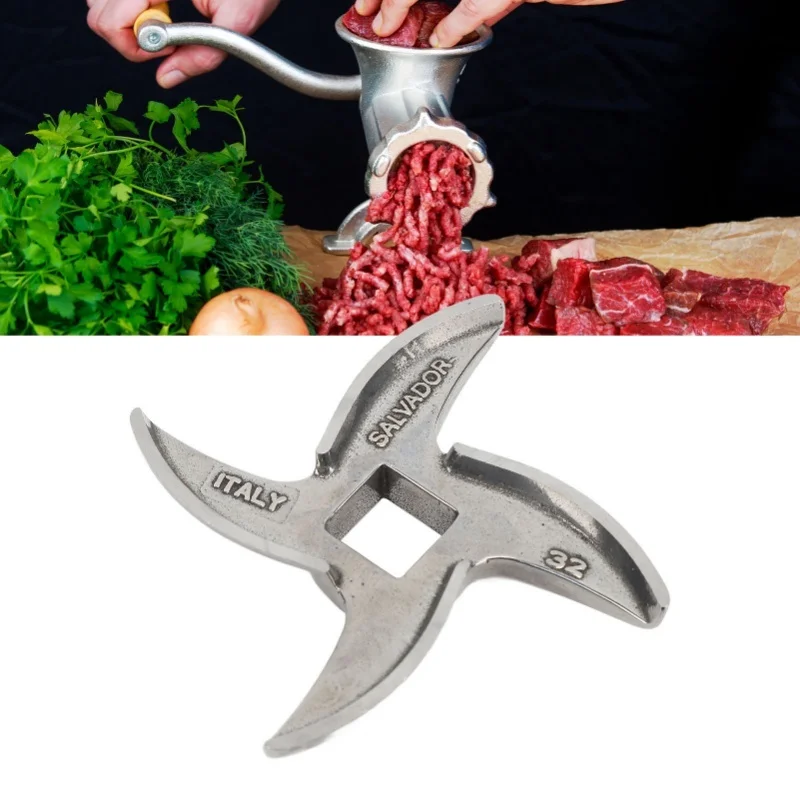 

Meat Grinder Cutter Blade Size 32 Stainless Steel Meat Grinder Cutter Replacement Blade Part For Grinding Accessories