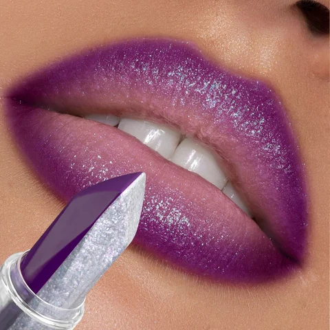 보라색 립스틱 온도 변색 레드 로즈 보습 립스틱 화장품 사용하기 쉬운 립스틱 리필