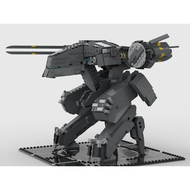 Metallo Mech Geared Solid Rex Robot Modello MOC Set Building Blocks Kit Giocattoli per bambini Regali per bambini Giocattolo 1885PCS Mattoni