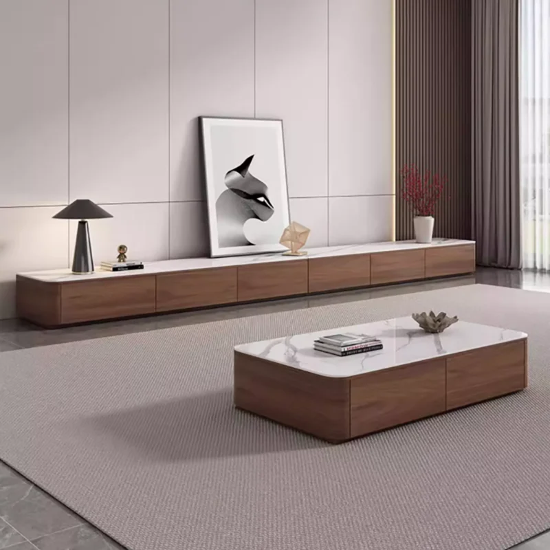 حامل تلفاز حديث إسكندنافي كلاسيكي ريفي ممتاز حامل تلفاز فرنسي لغرفة المعيشة أثاث جمالي Meuble De TELEvision للمنزل