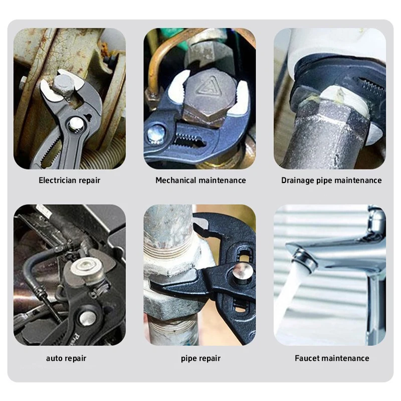 ملقط مضخة مياه متعدد الوظائف 7/10/12 بوصة مفاتيح عالمية مع فتحات كبيرة مفتاح تسخين المياه بسرعة #6