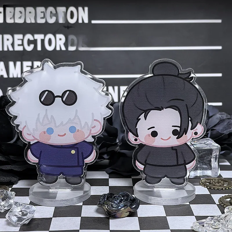 Jujutsu Kaisen Standing Sign Gojo Satoru Desktop Decoration Geto Acrylic Stand Cute Anime Figure Model Kawaii Ornament Gifts