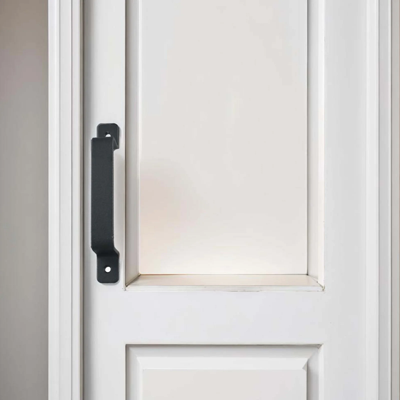 Exposed Door Handle Barn Door Handle Exterior Decoration Sophisticated And Functional Sturdy Iron Construction