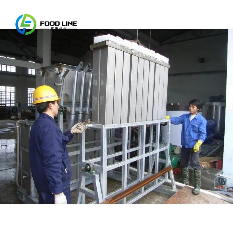 Customized Salt Water Ice Block Making Machine for Commercial Fishery Seafood Cooling and Food Preservation Applications