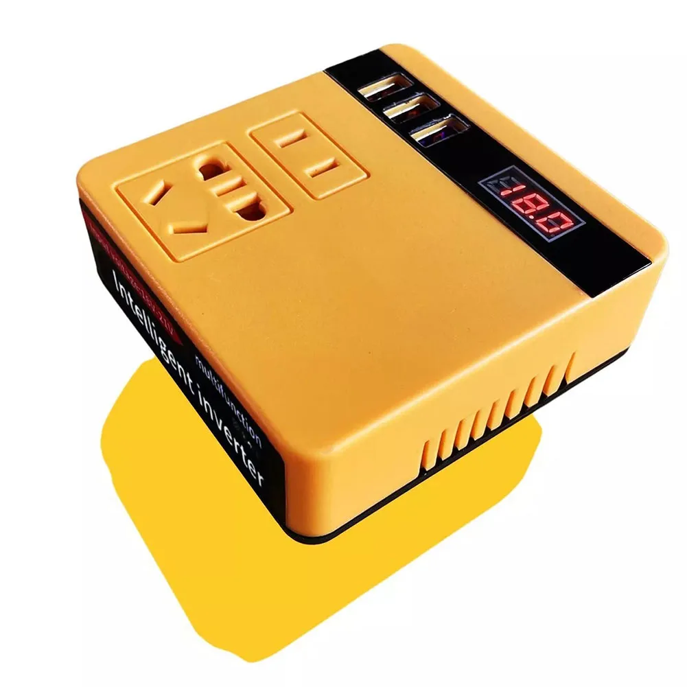 120W Fast Charging Lithium Battery Inverter 21V To AC220V DC5V12V Inverter Battery Transformer With Over-temperature Protetion