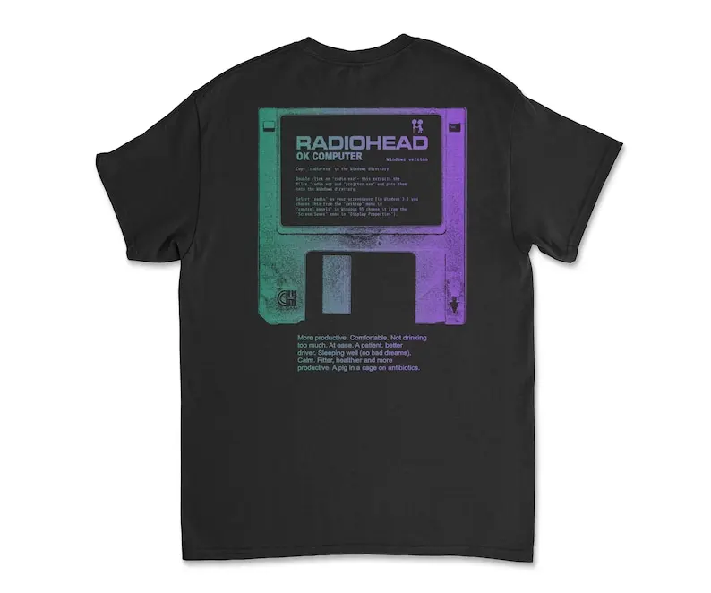 Radiohead Fitter Happier Tee