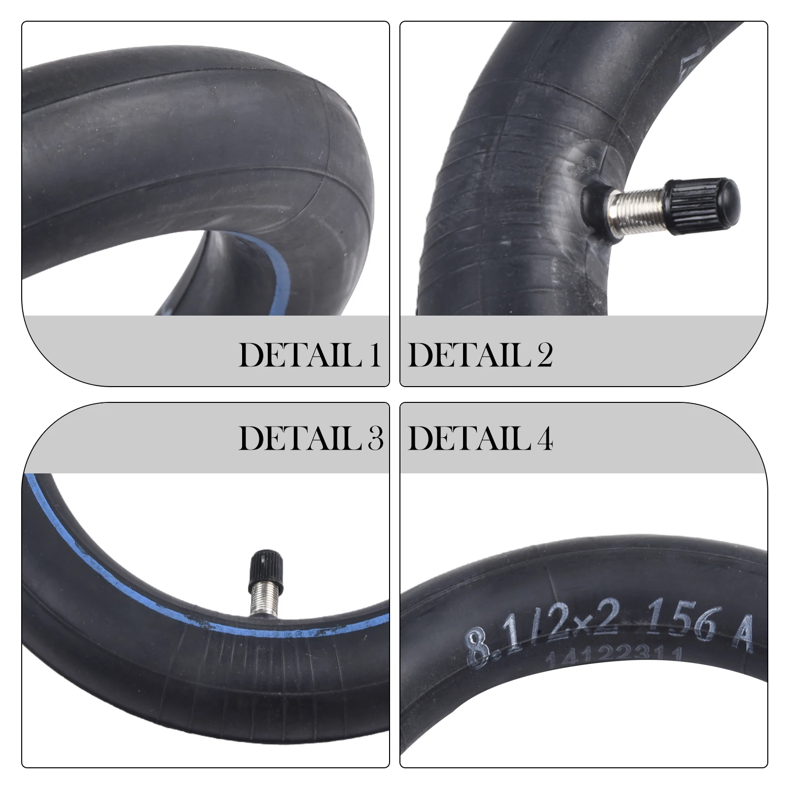 8.5 Inch Electric Scooter Inner Tube For Xiaomi For M365/Pro 8 1/2x2 Lightweight RubberThickened Inner Tube For E-scooter