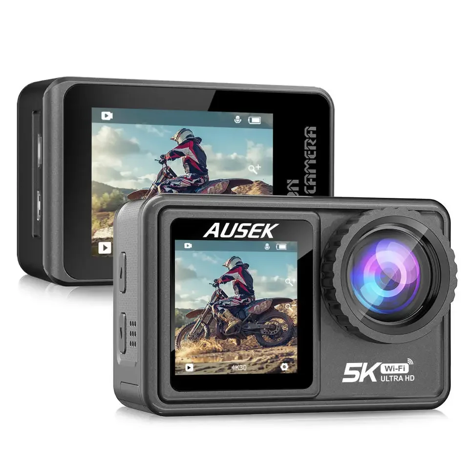 

5k sports ca mera 30FPS Touch Dual Screen Wifi Sport Action Cam era Waterproof