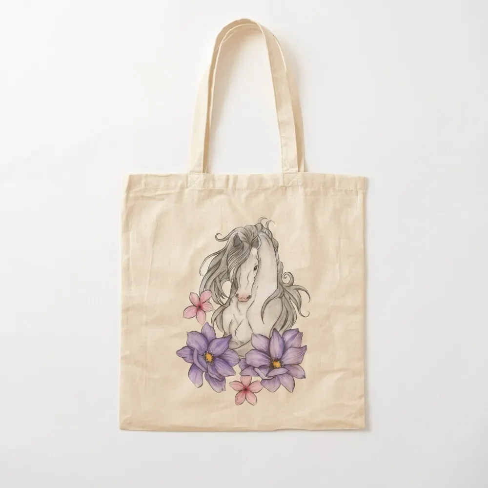 

Watercolor Horse Tote Bag Women's shopping bag tote bags men Bag