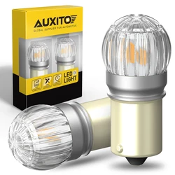 AUXITO 2Pcs 1156 BA15S P21W LED Backup Reverse Lights 3030SMD 7506 LED DRL Yellow White Car Driving Parking Lamp Super Bright