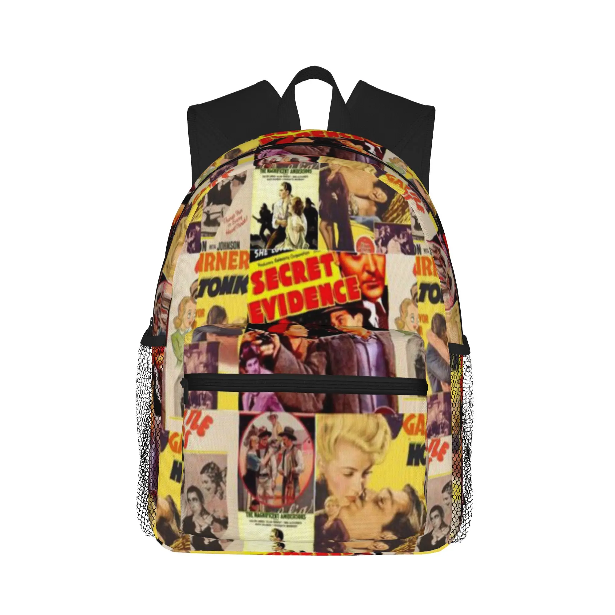 Vintage Movies Picture Montage  4  Casual Backpack for Students and Adults Travel backpack