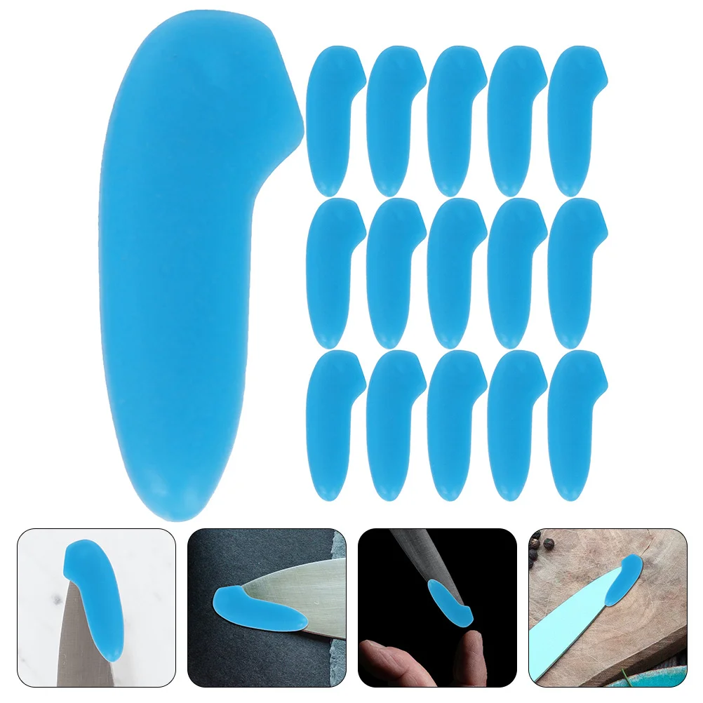 25pcs Household Blades Protectors Kitchen Cutter Tips Covers Universal Anti-Scratch Wear-Resistant Knife Safety Guard For