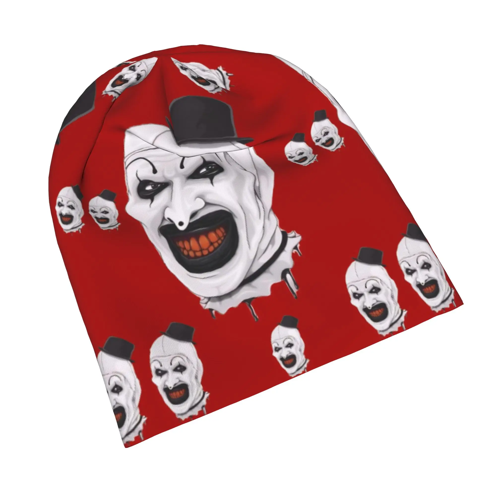 Terrifier Bonnet Hat Autumn Winter Ski Skullies Beanies Hat Horror Movie for Men Women Spring Dual-use Cap