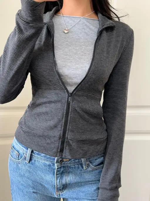 سترة نسائية بأكمام طويلة متعددة الاستخدامات لقضاء عطلة الخريف والشتاء لعام 2025 #3