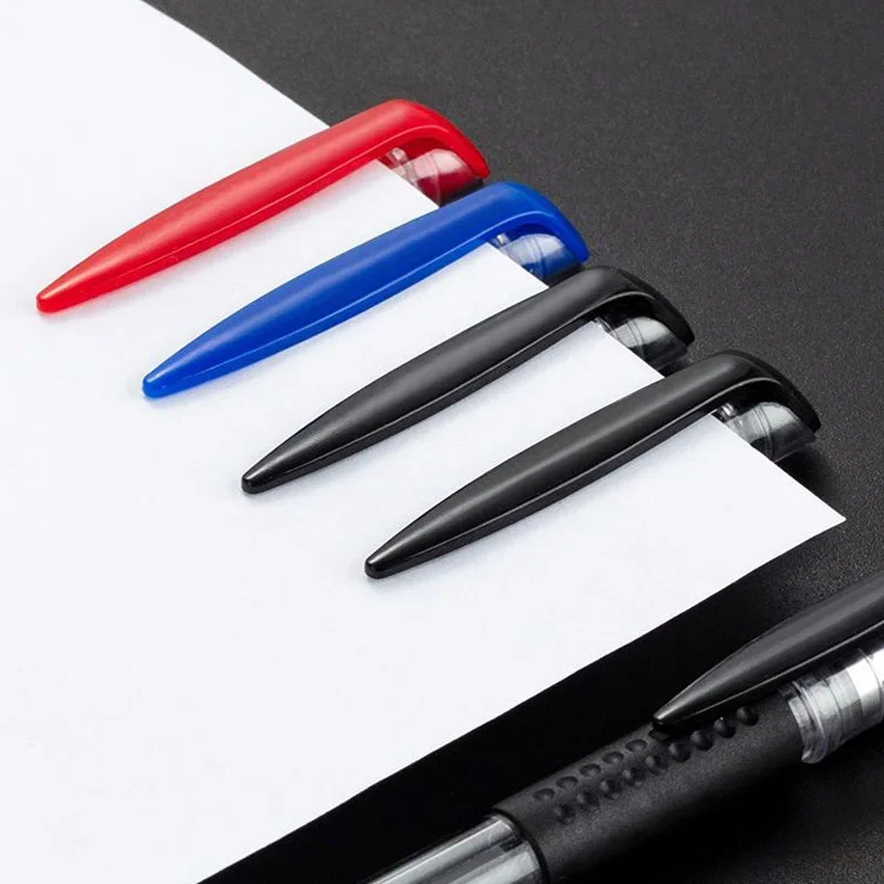 Bolígrafo en forma de bala de 0,5mm, herramienta de escritura, juego de bolígrafos de Gel, suministros escolares, papelería de oficina, color negro, azul y rojo