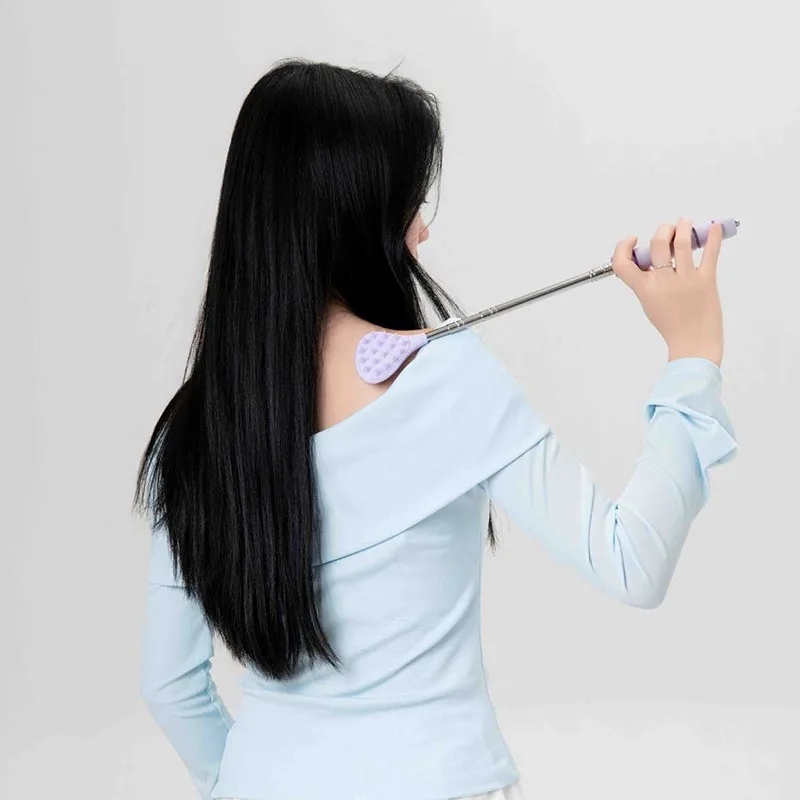 Tickle Scratch Itchy Scratch Portable Scratcher Telescopic Scalable Scratch Back Scratch Tool Portable Point Massage Stick
