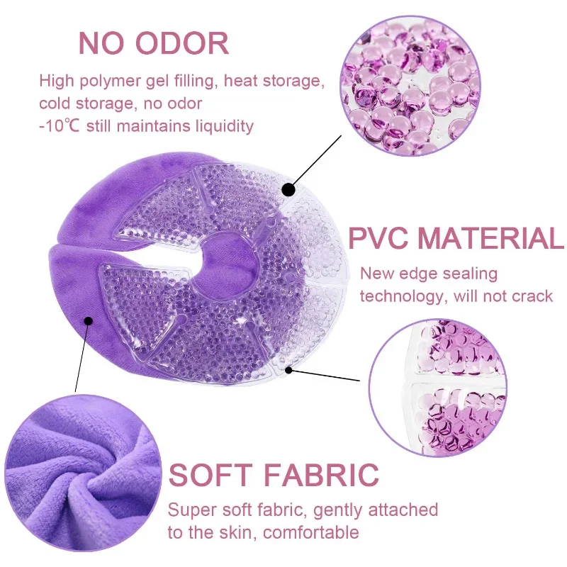 Hot Cold Breastfeeding Gel Pads, Breastfeeding Essentials and Postpartum Recovery, Nursing Pain Relief Breast Therapy Pads,