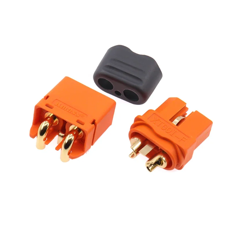 XT60I-F Masculino e Feminino Cabeça Aircraft Model Power Battery Plug, Conector de alta corrente com sinal Pin, XT60IPW-M
