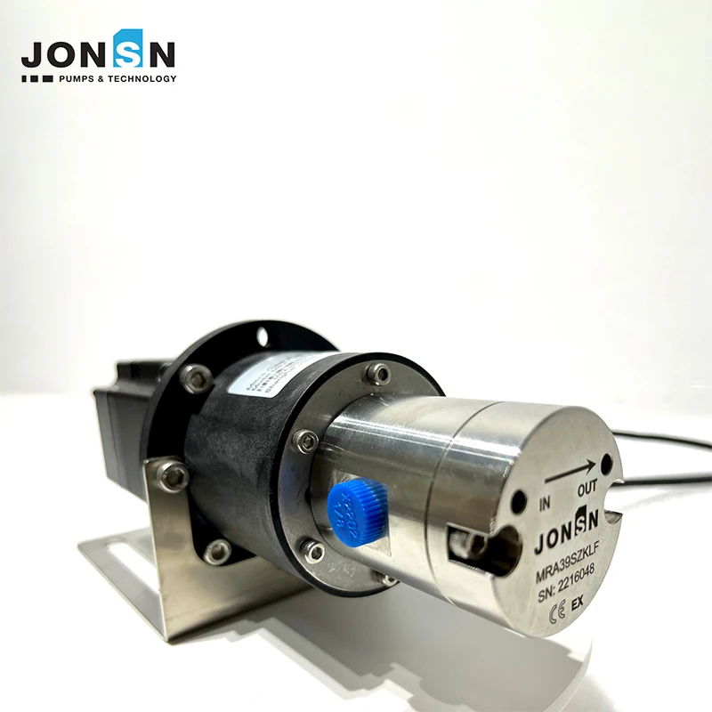 Magnetic Drive Micro Pump Stainless Steel 316L Circulation Transfer Laboratory Micro Gear Pump With Motor