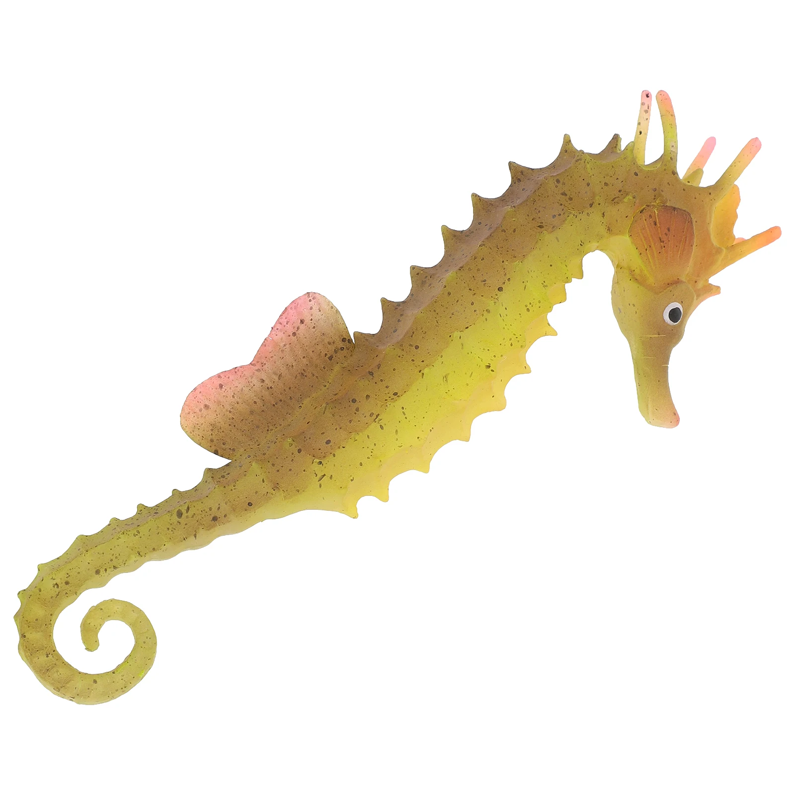 

Simulated Seahorse Aquarium Decoration Realistic Plastic Sea nament Fluorescent Fish Tank Decor Brown Underwater