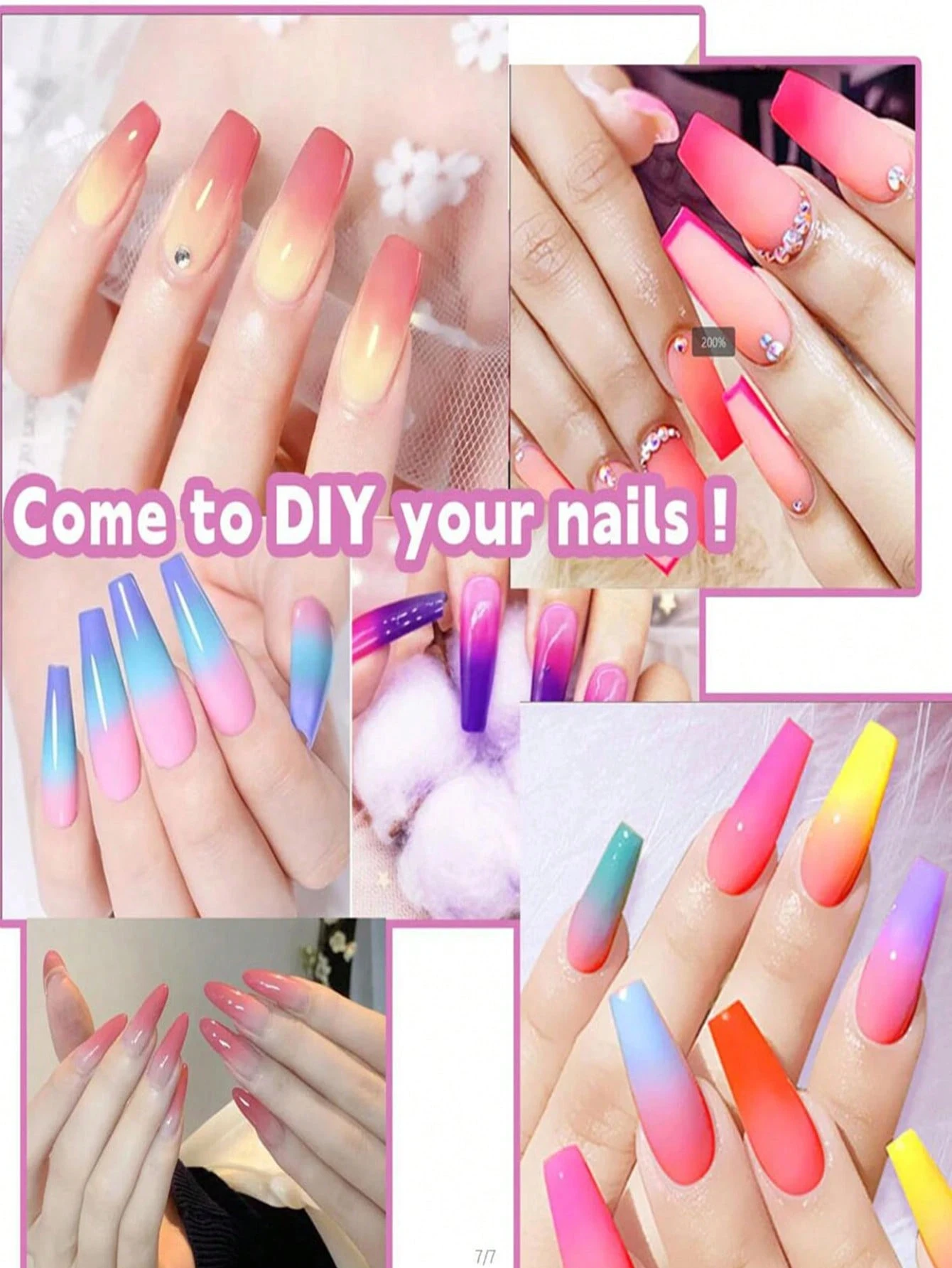 40colors Solid Rubbing Powder Palette Set Stunning Gradient Smudge Patting Nail Pigment French Ombre Nail Dust Diy Decoration #5