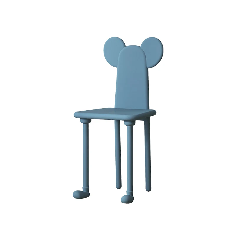 Children's Cartoon Seat Home Stool Cute Creative  Style High-end Light Luxury Chair Full Solid Wood Stool