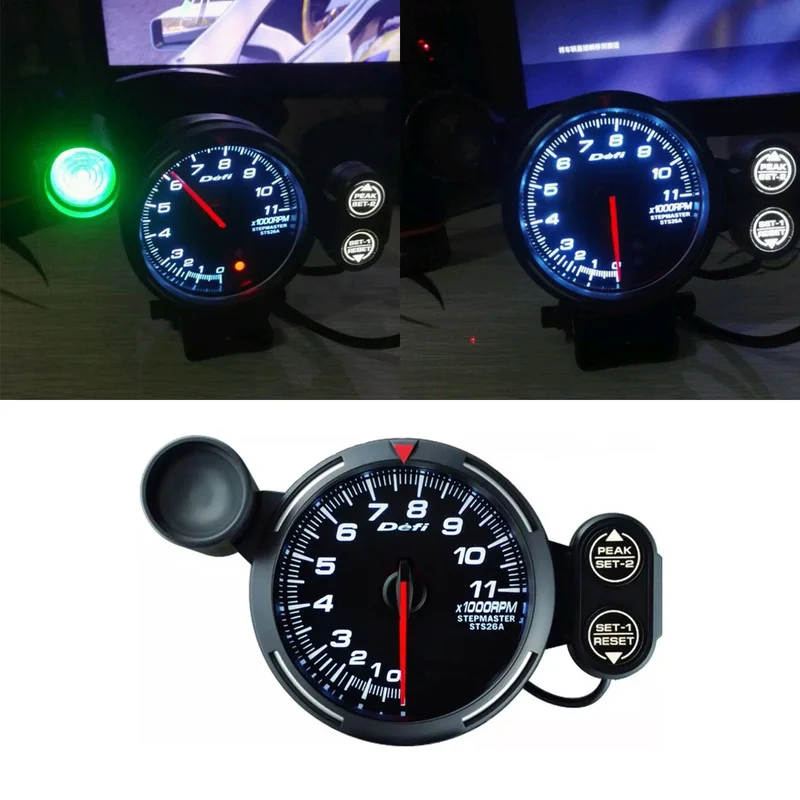 

12V RPM Tachometer FOR PC GAME Simulated Racing Game Meter Simulated for Logitech G29 THRUSTMASTER Dirt Assetto Corsa Euro Truck