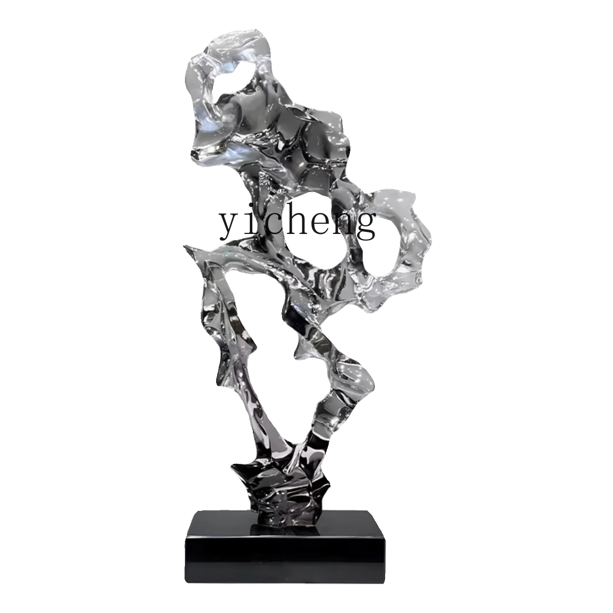 YFY  transparent resin sculpture sales office hotel lobby entrance living room new Chinese ornaments