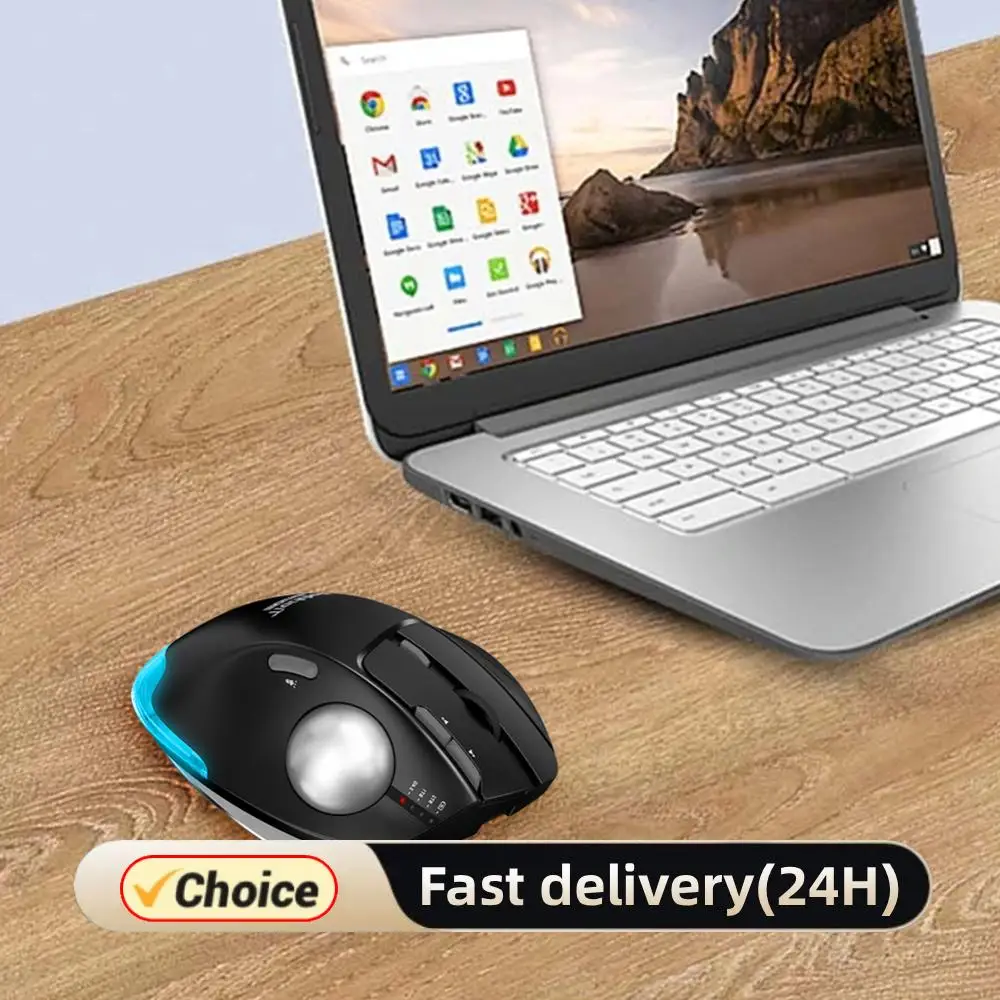 

Wireless Vertical Gaming Mouse 2.4G Adjustable Ergonomic Mice 8 Buttons 4800DPI 5 Level DPI for PC Computer Accessories