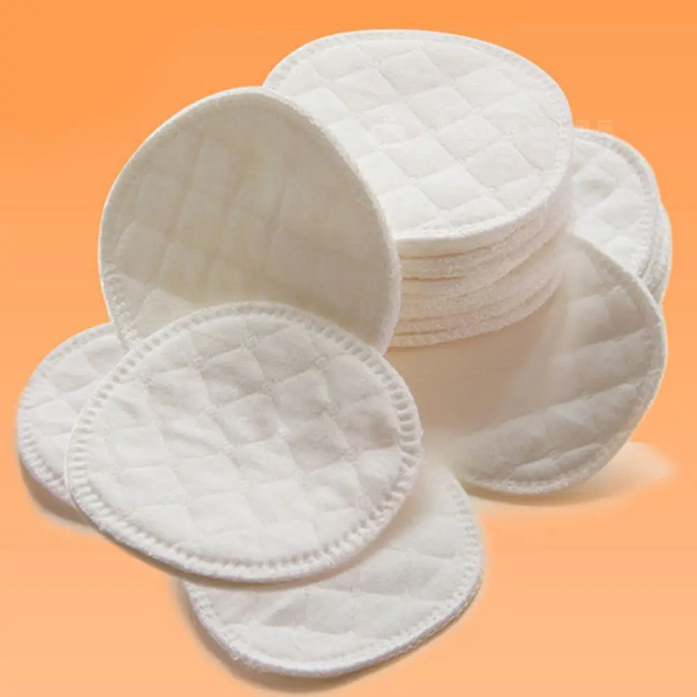 12pcs Reusable Nursing Breast Pads Washable Soft Absorbent Baby Breastfeeding