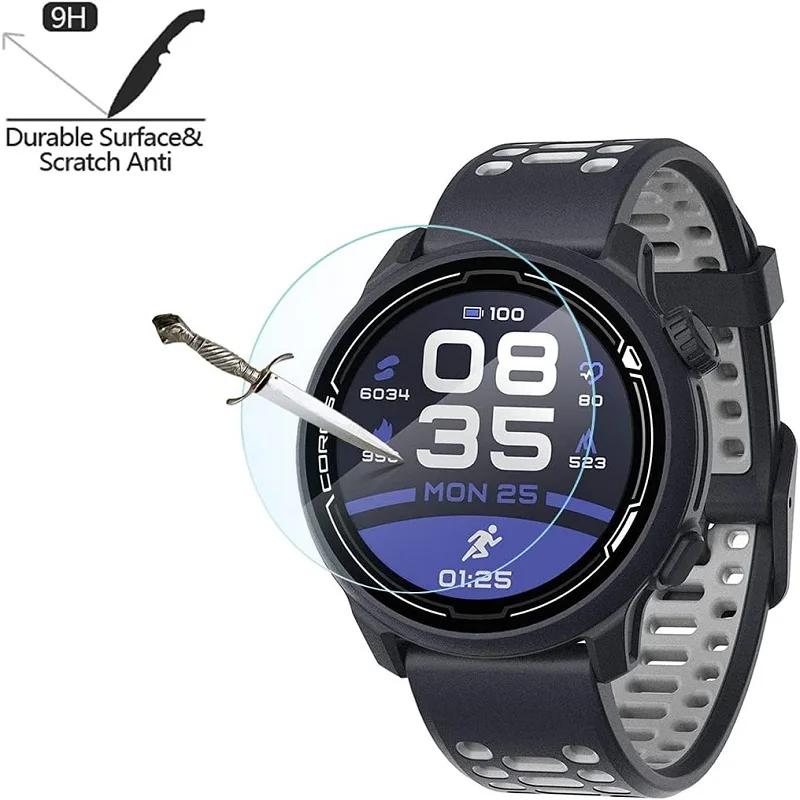 5 шт., Защита экрана для смарт-часов Coros Pace 3, закаленное стекло, защита от царапин, Защитная пленка для Coros Pace 2