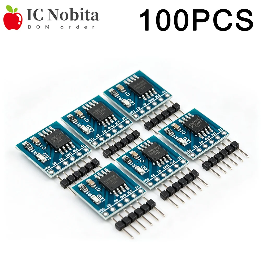 100PCS SPI Flash Memory Module W25Q32 32Mbit / W25Q64 64Mbit / W25Q128 128Mbit 8MByte SPI Interface BV FV Modul for STM32