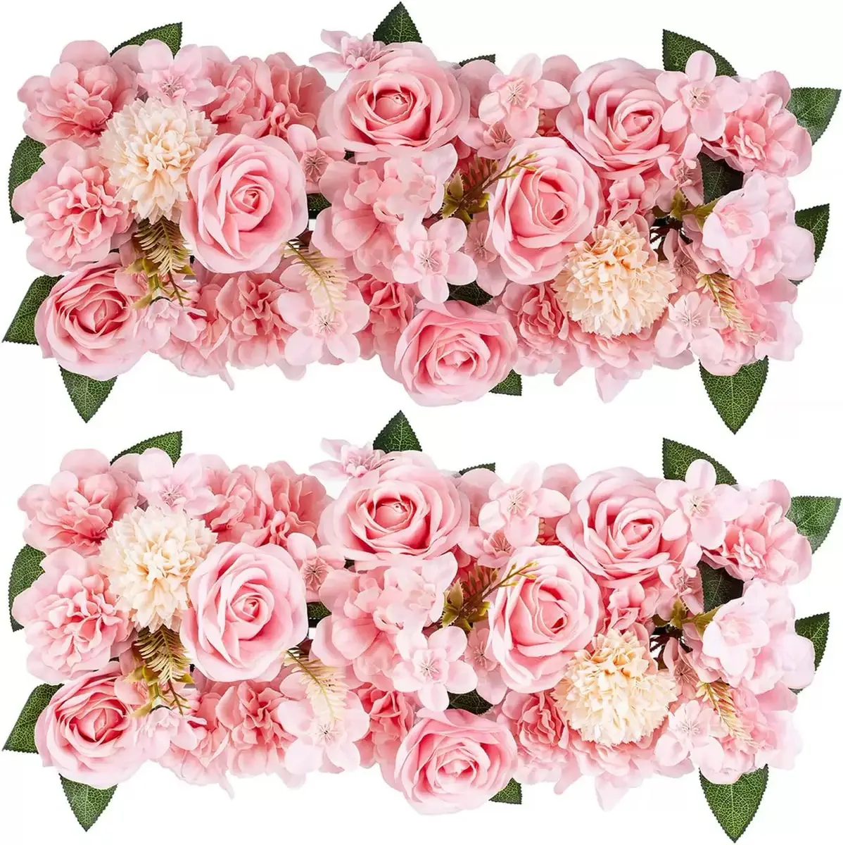 

Simulated flower wedding arch flower two-piece set welcome door lintel flower wine party dining table decoration flower