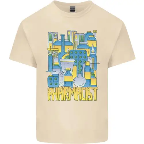 Pharmacist Chemist Design Mens Cotton T-Shirt Tee Top