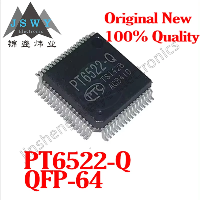

(1/5PCS) PT6522-Q QFP64 PT6522 Automotive Instrument Black Screen Common Problem Power Supply Chip IC New Original Spot
