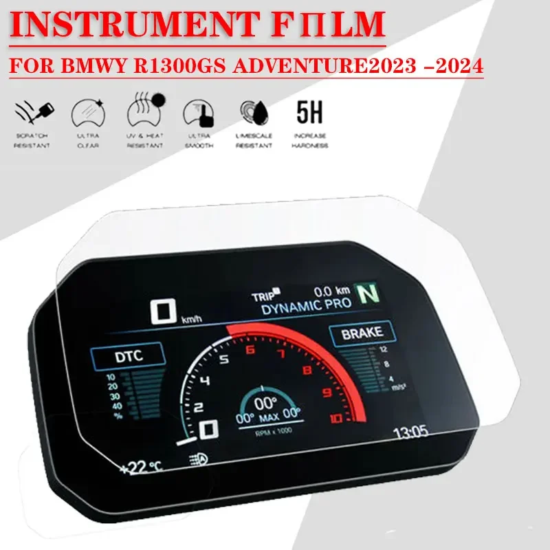 

For BMW R1300GS R 1300 GS GS1300 R 1300GS Adventure 2023 2024 Motorcycle Cluster Scratch Film Protection Screen Protector TPU