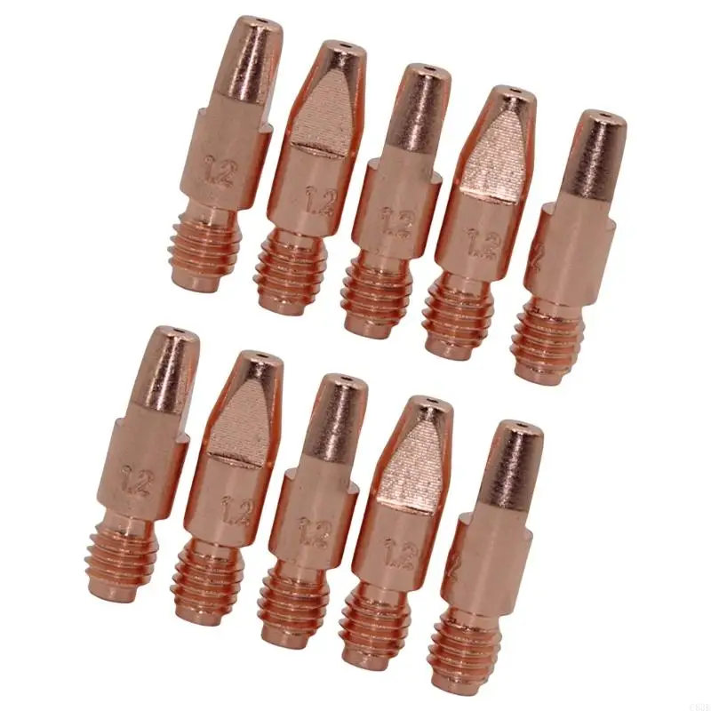 10pcs MIG Welding Nozzle Kontak Tips Gas Diffuser Connectors Holder Torch