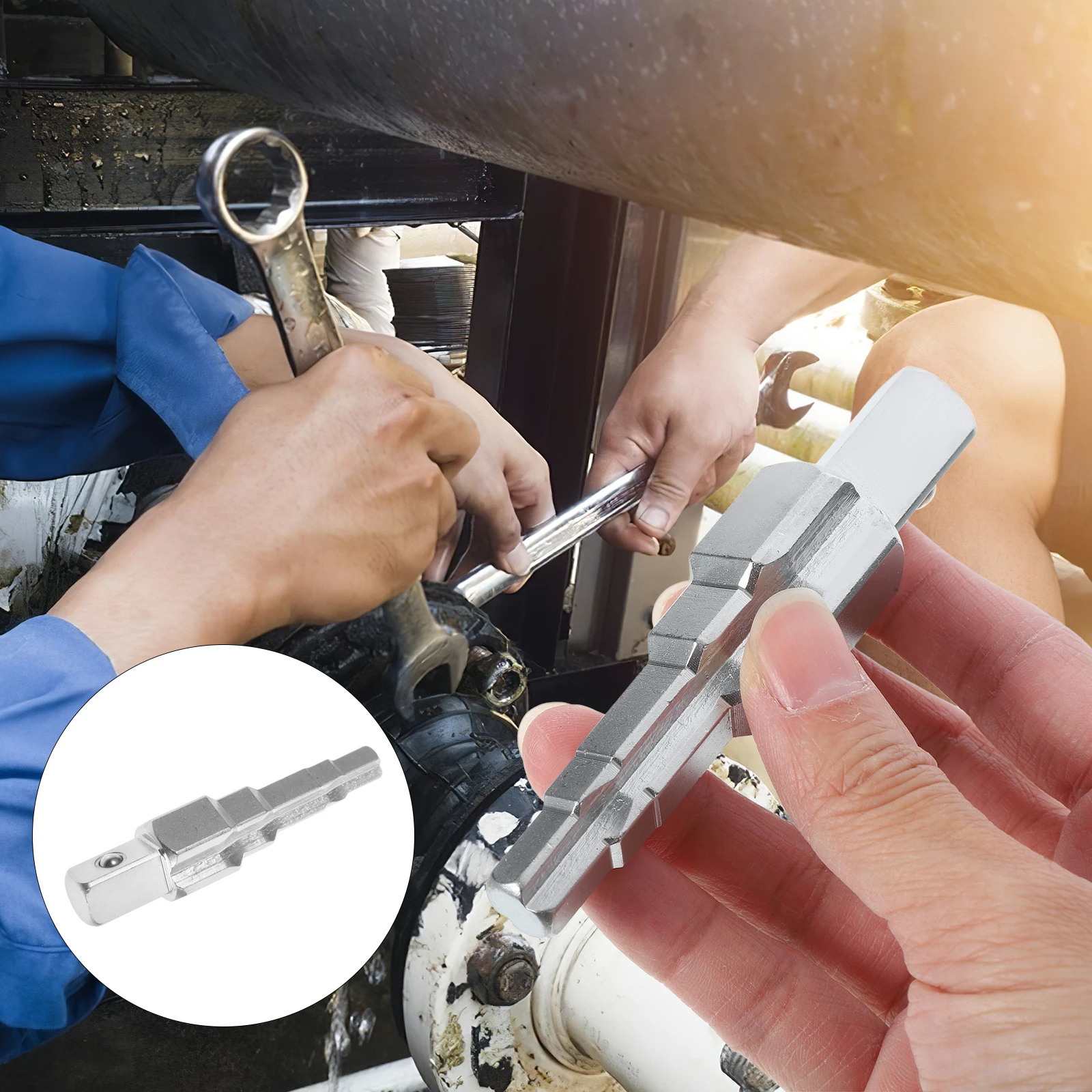 

Carbon Steel 1 1/2 Step Wrench Pagoda Joint Radiator Tool Compact Stepped Disassembly Repair Service Hand Tools