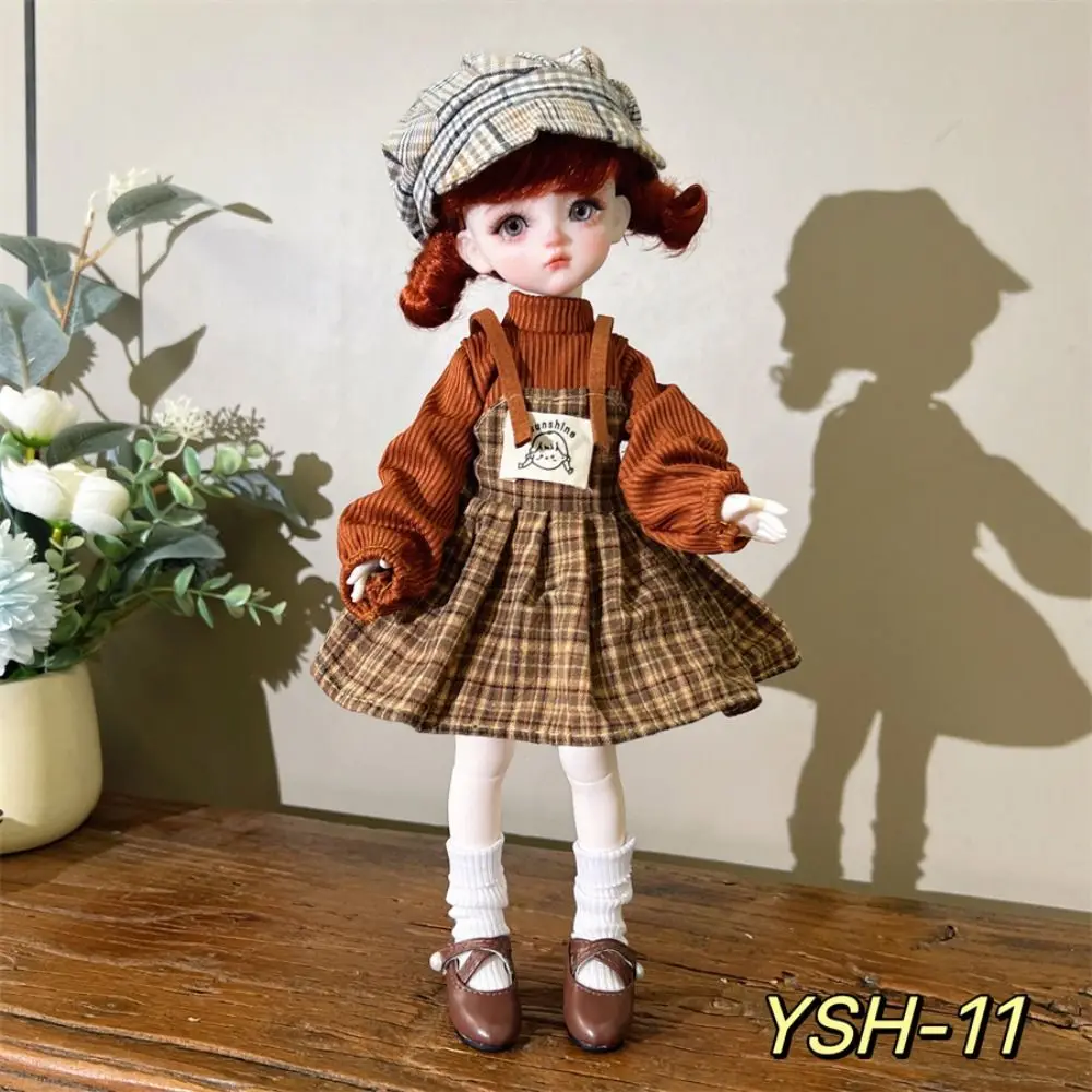 Trendy Fashion 30cm Doll Clothes Pretty Casual 1/6 BJD Doll Outfit Set Cute Doll Dress (No Dolls and Shoes)