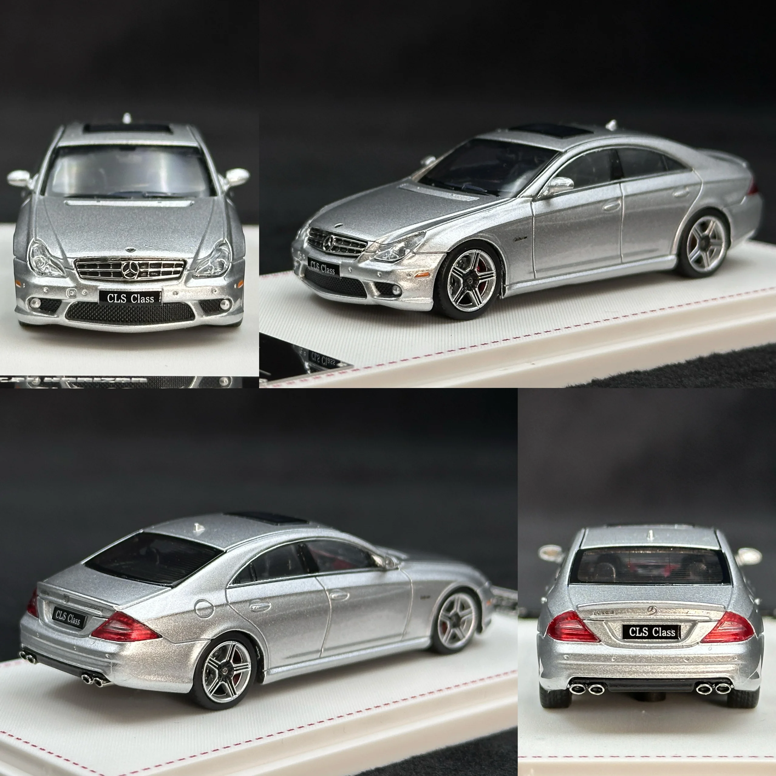 دييكاست 1:64 مقياس البؤري الأفق FH بنز CLS 63 AMG Mk1 C219 سبيكة سيارة نموذج تحصيل لعبة هدية تذكارية عرض حلية