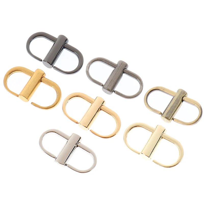 2pcs Adjustable Metal Buckle Clip Handbag Chain Strap Length Shorten Bag Accessory